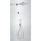 Tres electronische inbouw doucheset met regendouche chroom, Ophalen of Verzenden, Nieuw, Chroom, Kraan