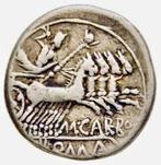 Romeinse Republiek. M. Papirius Carbo, 122 v.Chr.. Denarius