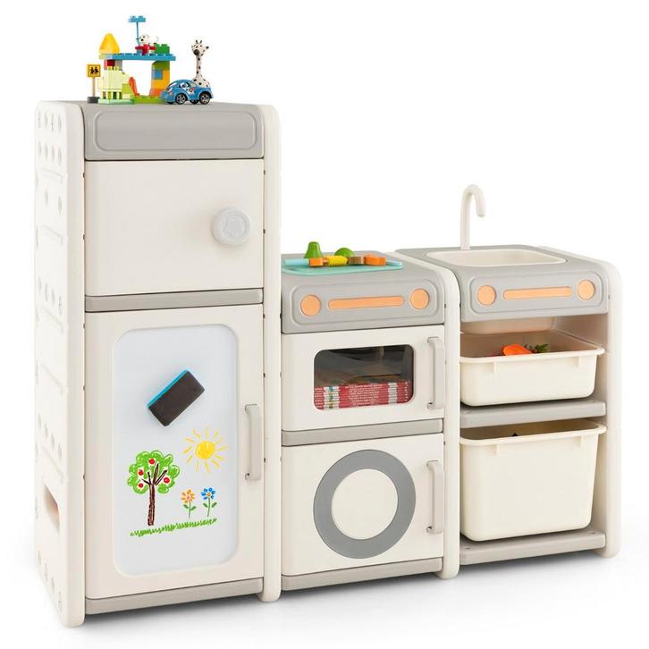 LIVSK Kinder opberg organizer en leertafel - Magnetisch whit, Kinderen en Baby's, Kinderkamer | Overige Meubels, Nieuw, Verzenden