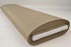 Taupe waterafstotende canvas stof  - 10 of 50 meter rol, Hobby en Vrije tijd, Stoffen en Lappen, Overige kleuren, 120 cm of meer