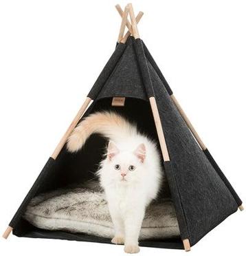 Trixie Kattenmand Tipi Vilt Antraciet beschikbaar voor biedingen