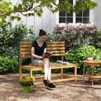 TRUUSK 2-zits Tuinbank Hout - Weerbestendig en UV-bestendig, Verzenden, Nieuw