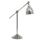 Tafellamp Berkley bureaulamp zilver Binnenverlichting, Huis en Inrichting, Lampen | Tafellampen, Nieuw, Verzenden
