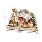 Kerstdorp In Winterwonderland, 20 LED-lampjes, Meerlaags, Na, Diversen, Kerst, Verzenden, Nieuw