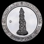 Spanje. 2000 Pesetas 1990- XXV Olimpiadas Barcelona 1992 -