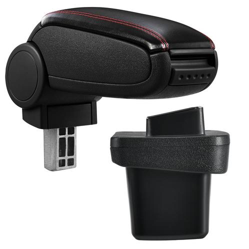 Armsteun-Volkswagen Golf 7-kunstleer-zwart+rood stiksel, Auto-onderdelen, Interieur en Bekleding, Nieuw, Verzenden