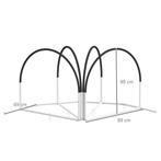 TRUUSK Agility Set voor Honden - 4-delig met Slalomstangen -, Dieren en Toebehoren