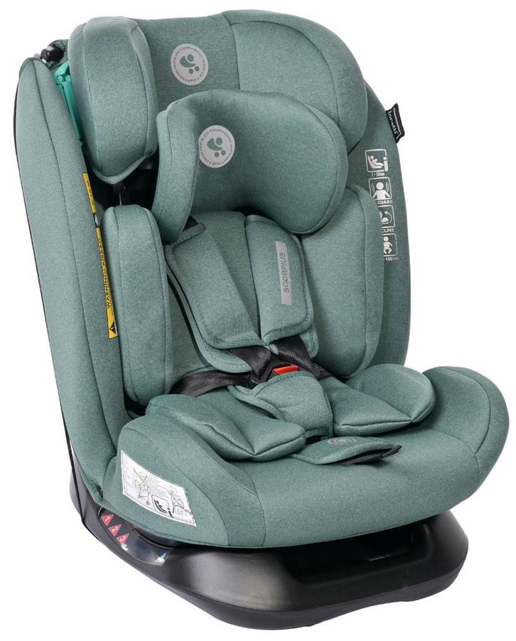 Lorelli Scorpius Green Pine 40-150 cm i-Size Autostoel, Kinderen en Baby's, Autostoeltjes, Nieuw, Autogordel, 15 t/m 36 kg, Verzenden