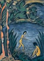 Otto Mueller (1874-1930), After - Sitzende und Badende mit