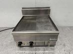RVS Mareno Grillplaat 1/2 Geribbelde bakplaat 60 cm 400V, Ophalen of Verzenden, Gebruikt