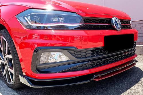Voorspoiler VW Polo Glans Zwart/Rood, Auto-onderdelen, Carrosserie en Plaatwerk, Ophalen of Verzenden