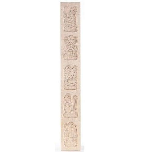 Speculaasplank Vijf Figuren (5x) 9x5,5cm., Hobby en Vrije tijd, Taarten en Cupcakes maken, Nieuw, Verzenden