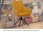 Leren draaibare eetkamerstoel Fancy Duo - Kenia Cognac en, Huis en Inrichting, Barkrukken, Nieuw, Leer, Ophalen of Verzenden, 90 cm of meer