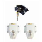 HEOSafe Set Ducato + 2x Door Frame Lock Zwart Wit, Nieuw
