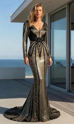 Elegante en Luxe avondjurk S/M/L/XL/XXL, Kleding | Dames, Jurken, Ophalen of Verzenden, Nieuw, Onder de knie