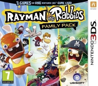 3DS Rayman and Rabbids Family Pack, Spelcomputers en Games, Games | Nintendo 2DS en 3DS, Zo goed als nieuw, Verzenden