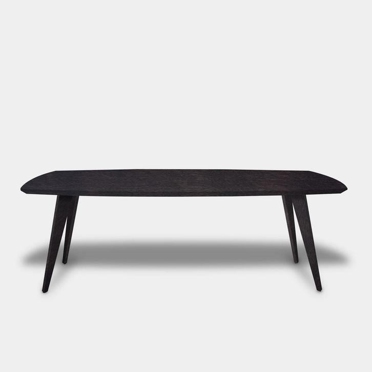 Tafel Deens Ovaal Eikenhout  Hout Onderstel  260x100, Huis en Inrichting, Tafels | Eettafels