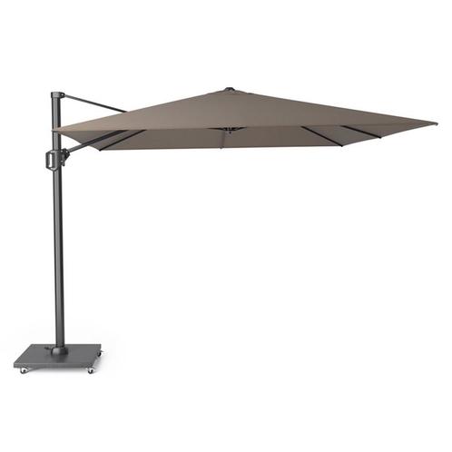 Challenger T1 premium zweefparasol 300x300 cm havanna, Tuin en Terras, Parasols, Nieuw, Ophalen of Verzenden