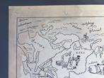 Hergé - Carte du monde Tintin reporter en Orient, Nieuw