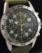 Seiko - Chronograph Military Dark Green - Zonder