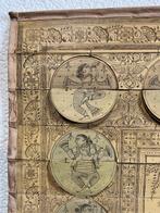 Indiaas mythologisch vertellend bord (zoals Pattachitra) -