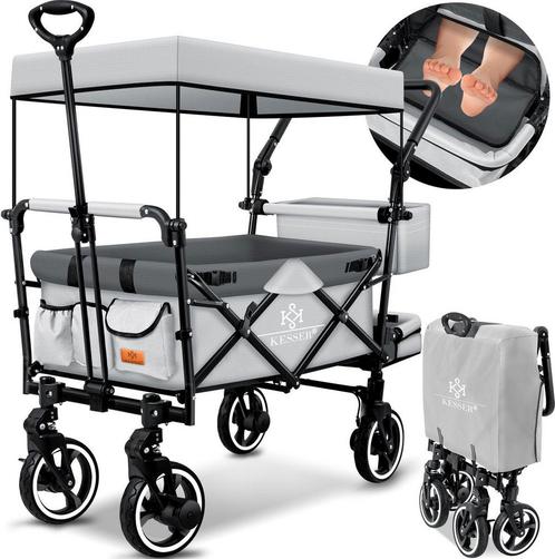 KESSER® Bolderkar - Opvouwbaar - Bolderwagen - Grijs •, Caravans en Kamperen, Tentaccessoires, Nieuw, Verzenden