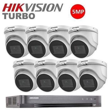Hikvision Compleet Systeem 5 Megapixel Dome + 1TB