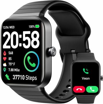 Heren Smartwatch met Telefonie, Alexa, 100 Sportmodi en meer