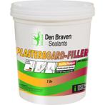 Zwaluw plasterboard filler 1 liter, wit, pot, Verzenden, Nieuw