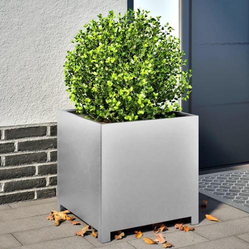 vidaXL Plantenbak 50x50x50 cm gegalvaniseerd staal, Tuin en Terras, Bloembakken en Plantenbakken, Nieuw, Metaal, Verzenden