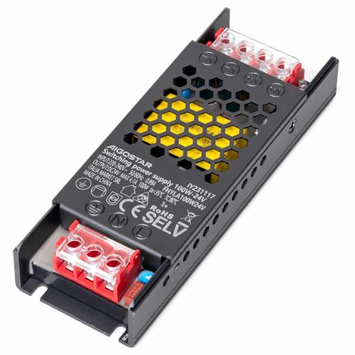LED driver/voeding 24 Volt DC 100 Watt | plat/slank/dun 140, Huis en Inrichting, Lampen | Overige, Nieuw, Verzenden
