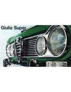 1966 ALFA ROMEO GIULIA SUPER BROCHURE FRANS, Boeken, Auto's | Folders en Tijdschriften, Nieuw, Alfa Romeo, Author