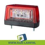 Nummerplaatverlichting led rood 10V-30V PRO serie, Verzenden, Nieuw