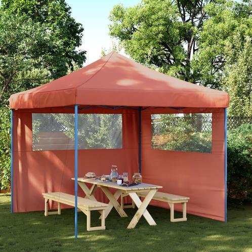 vidaXL Partytent inklapbaar pop-up met 2 zijwanden, Tuin en Terras, Partytenten, Partytent, Nieuw, Verzenden