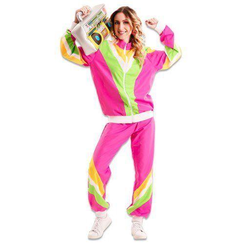Trainingspak dames jaren 80, Hobby en Vrije tijd, Feestartikelen, Feestartikel, Nieuw, Verzenden