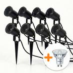 8-Stuks | LED Grond - Prikspot GU10 rond | Samara | IP65, Ophalen of Verzenden, Nieuw, Netvoeding, 50 tot 250 watt