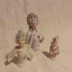 Beeldje - Half Doll pin cushion figurines  (3) - Porselein, Antiek en Kunst