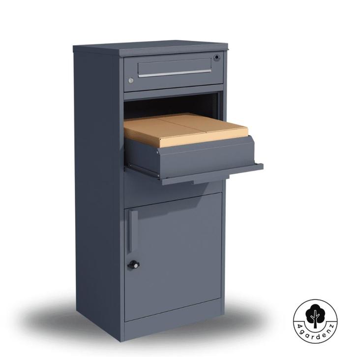 Basic 4gardenz staande pakketbrievenbus vrijstaand met apart, Tuin en Terras, Brievenbussen, Nieuw, Verzenden