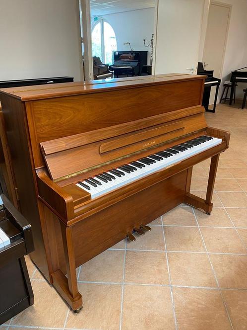 Samick piano,  118 cm hoog * PRACHTIGE PIANO - ALS NIEUW *, Muziek en Instrumenten, Piano's, Piano, Bruin, Gebruikt, Verzenden