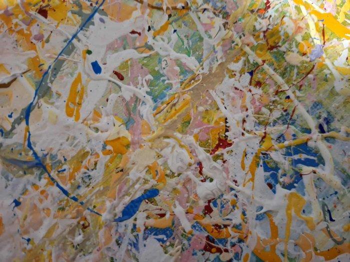 Grzegorz Jacek Olejniczak (XX) - A city of flawless people., Antiek en Kunst, Kunst | Schilderijen | Klassiek