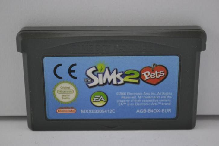 The Sims 2 - Pets (GBA EUR), Spelcomputers en Games, Games | Nintendo Game Boy, Zo goed als nieuw, Verzenden