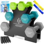 Dumbells Set - Halterset - 3 Paren  - 2x 1, 2 & 5kg - KESSER, Verzenden, Zo goed als nieuw