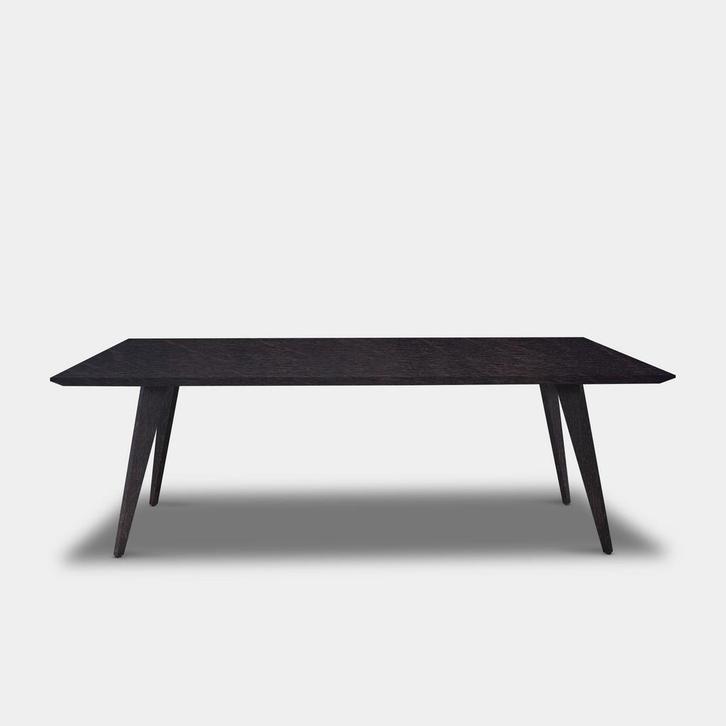 Tafel Rechthoekig Eikenhout  Hout Onderstel  260x100, Huis en Inrichting, Tafels | Eettafels