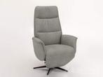 Relaxfauteuil Heino - relaxfauteuils - Zilver, Nieuw, Leer