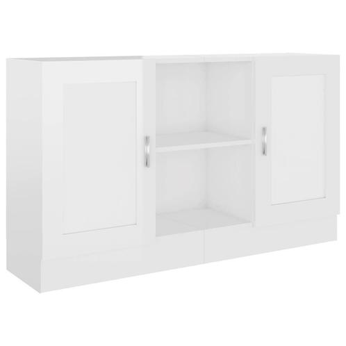 Hoogglans Wit Dressoir 120cm | Tweedekansje | OP = OP, Huis en Inrichting, Kasten | Dressoirs, 100 tot 150 cm, 25 tot 50 cm, Nieuw