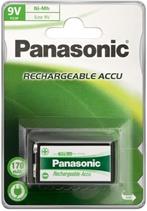 Panasonic 9V 170 mAh E-blok NiMH Oplaadbare Batterij - 1, Nieuw, Verzenden
