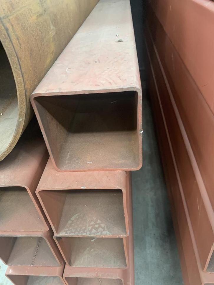 Koker 140 x 140 x 5 mm gestraald en gemenied b-keus, Doe-het-zelf en Verbouw, Metalen, Ophalen