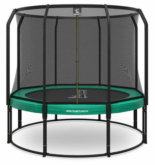 Magic Circle Pro Trampoline 305 cm Groen met veiligheidsnet, Kinderen en Baby's, Speelgoed | Buiten | Trampolines, Nieuw, Ophalen of Verzenden