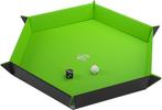 Dice Tray Magnetic Hexagonal - Zwart / Groen | GameGenic -, Verzenden, Nieuw