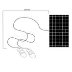 Solar LED wandspot Heads complete set, Tuin en Terras, Buitenverlichting, Zonne-energie, Kunststof, Verzenden, Nieuw